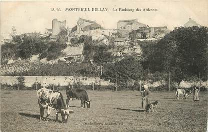 / CPA FRANCE 49 "Montreuil Bellay, le faubourg des Ardennes" / PRECURSEUR, avant 1900 