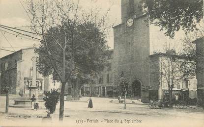 / CPA FRANCE 84 "Pertuis, place du 4 septembre" / PRECURSEUR, avant 1900 