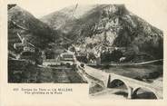 48 Lozere / CPA FRANCE 48 "La Malène, vue générale et le pont" / PRECURSEUR, avant 1900 