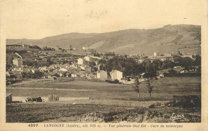 / CPA FRANCE 48 "Langogne, vue générale sud Est" / PRECURSEUR, avant 1900 