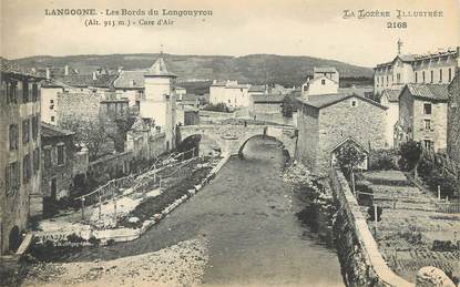 / CPA FRANCE 48 "Langogne, les bords de Longouyrou"" / PRECURSEUR, avant 1900 