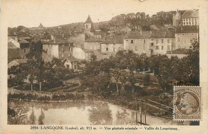 / CPA FRANCE 48 "Langogne, vue générale orientale" / PRECURSEUR, avant 1900 