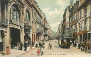 51 Marne / CPA FRANCE 51 "Reims, le casino et la rue de l'étape" / PRECURSEUR, avant 1900 / TRAMWAY