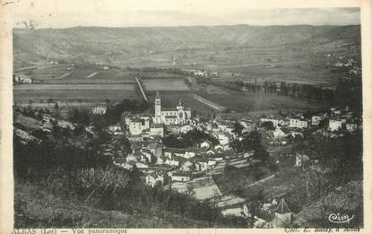 / CPA FRANCE 46 "Albas, vue panoramique" / PRECURSEUR, avant 1900