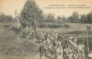 51 Marne / CPA FRANCE 51 "Bataille de la Marne, cavalerie au Petit Morin, marais de Saint Gond" / PRECURSEUR, avant 1900