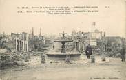 51 Marne / CPA FRANCE 51 "Sermaize Les Bains, bataille de la Marne, place et rue de Vitry 1914" / PRECURSEUR