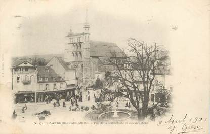 / CPA FRANCE 65 "Bagnères de Bigorre, vue de la Cathédrale et des Coustous" / PRECURSEUR, avant 1900