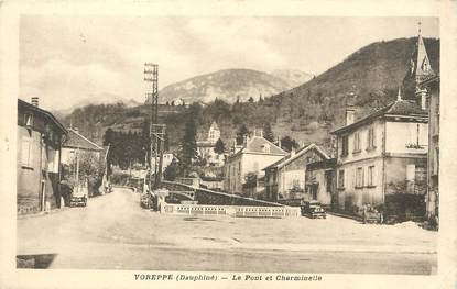 / CPA FRANCE 65 "Voreppe, le pont et Charminelle" 