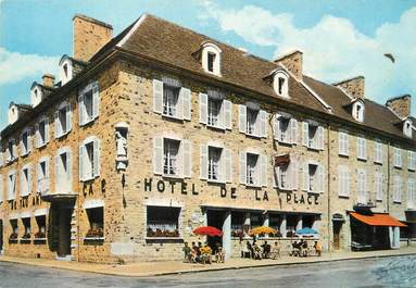 / CPSM FRANCE 14 "Aunay sur Odon, hôtel de la place"