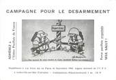 14 Calvado / CPSM FRANCE 14 "Auberville sur Mer, campagne pour le désarmement"