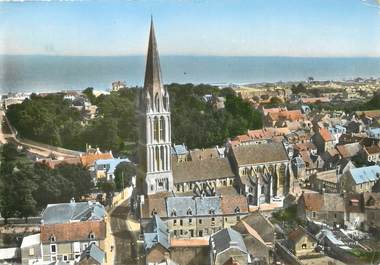 / CPSM FRANCE 14 "Bernières sur Mer, l'église"