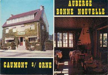 / CPSM FRANCE 14 "Caumont sur Orne, auberge Bonne Nouvelle"