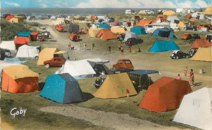 / CPSM FRANCE 14 "Franceville plage" / CAMPING