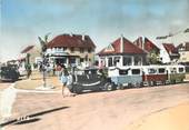 14 Calvado / CPSM FRANCE 14 "Franceville Plage, le petit train sur la place"