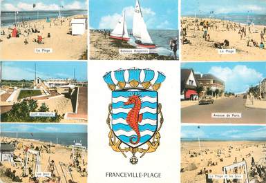 / CPSM FRANCE 14 "Franceville Plage "