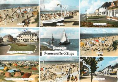 / CPSM FRANCE 14 " Franceville plage" 
