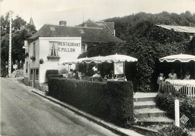 / CPSM FRANCE 14 "Hennequeville Trouville, hôtel restaurant Pillon"