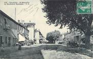 38 Isere / CPA FRANCE 38 "Saint Marcellin, le boulevard Gambetta"