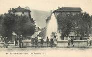 38 Isere / CPA FRANCE 38 "Saint Marcellin, la fontaine"