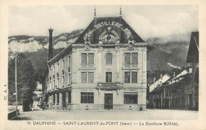 / CPA FRANCE 38 "Saint Laurent du Pont, la distillerie Bonal "