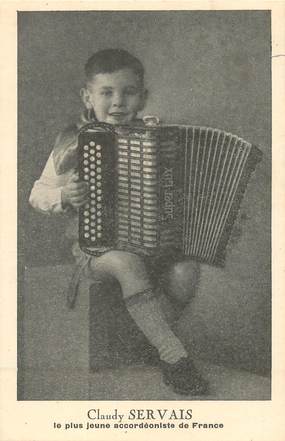 CPA ACCORDEON "Claudy Servais, Paris XVIIIe"