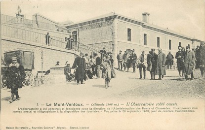 / CPA FRANCE 84 "Le Mont Ventoux, l'Observatoire"