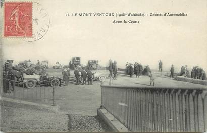 / CPA FRANCE 84 "Le Mont Ventoux, course d'automobiles"