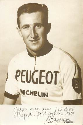 CPA  CYCLISME / PEUGEOT / A. BAYSSIERE