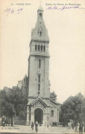 / CPA FRANCE 75014 "Paris, église Saint Pierre de Montrouge"