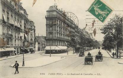 / CPA FRANCE 75008 "Paris, le bld de Courcelles"