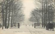 75 Pari / CPA FRANCE 75008 "Paris, Parc Monceau, sous la neige, av Van Dyck"