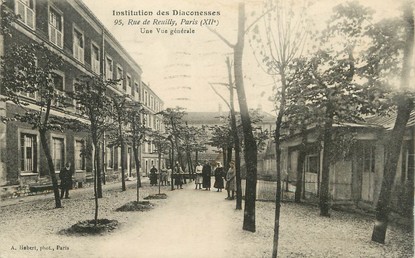 / CPA FRANCE 75012 "Paris, institution des Diaconesses"