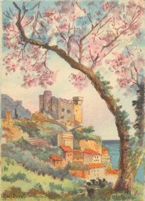 CPSM FRANCE 06 "Roquebrune, le vieux chateau" / BARRE DAYEZ 