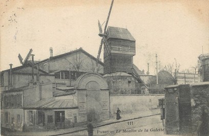 / CPA FRANCE 75018 "Paris, le moulin de la Galette"