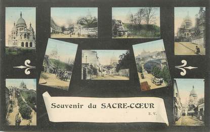 / CPA FRANCE 75018 "Paris, souvenir du sacré Coeur"