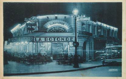 / CPA FRANCE 75 "Paris la nuit, la Rotonde"