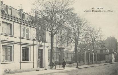 / CPA FRANCE 75005 "Paris, l'école normale, rue d'Ulm "