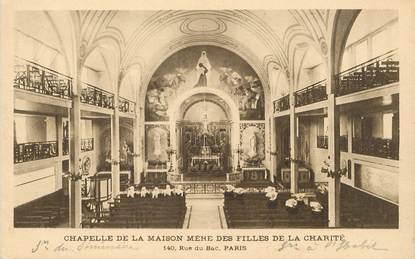 / CPA FRANCE 75007 "Paris, chapelle de la maison mère des filles de la charité"