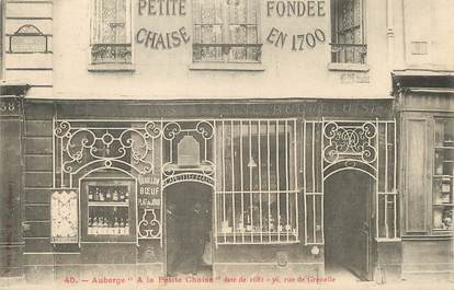 / CPA FRANCE 75007 "Paris, auberge à la petite chaise"