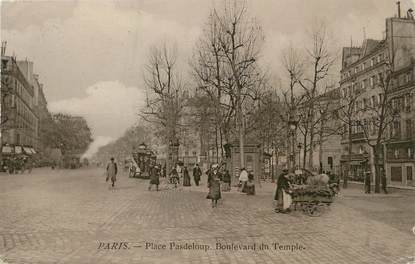 / CPA FRANCE 75011 "Paris, place Pasdeloup"