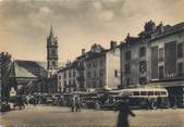 15 Cantal / CPSM FRANCE 15 "Aurillac, place du square et église Notre Dame aux Neiges"