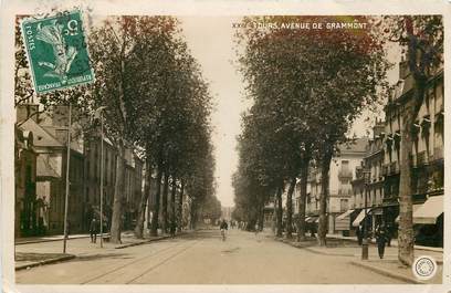 CPSM FRANCE 37 "Tours, avenue de Grammont"