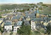 15 Cantal / CPSM FRANCE 15 "Montsalvy, le château, l'église et vue générale"