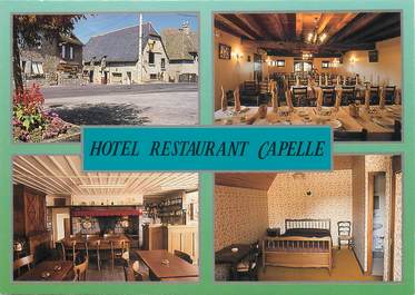 / CPSM FRANCE 15 "Omps, hôtel restaurant Capelle"