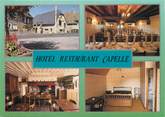 15 Cantal / CPSM FRANCE 15 "Omps, hôtel restaurant Capelle"