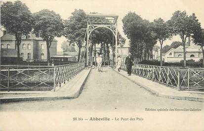 / CPA FRANCE 80 "Abbeville, le pont des Près"