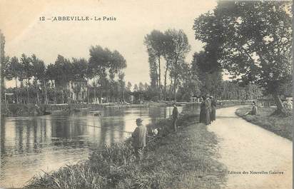 / CPA FRANCE 80 "Abbeville, le patis" / PÊCHE