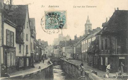 / CPA FRANCE 80 "Amiens, la rue des Tanneurs "