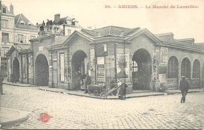 / CPA FRANCE 80 "Amiens, le marché de Lanselles"