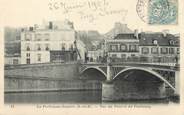 77 Seine Et Marne / CPA FRANCE 77 "La Ferté Sous Jouarre, vue du pont et du Faubourg"